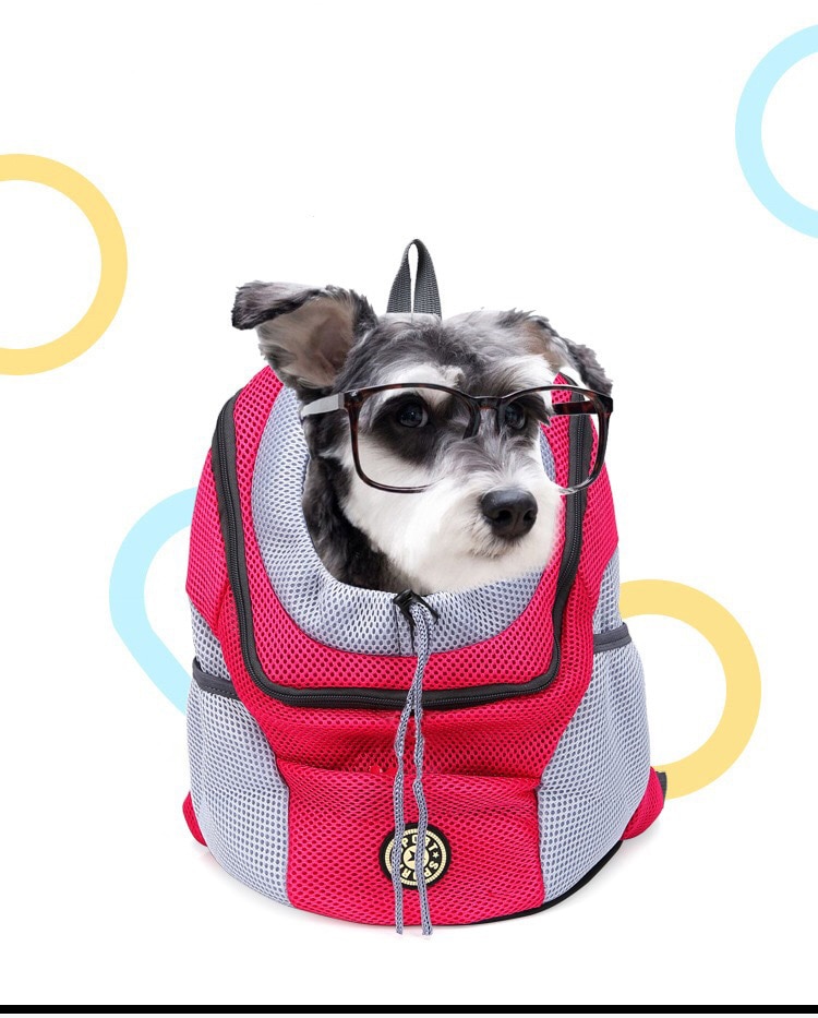 Compact Dog Carrier Backpack with Head Hole