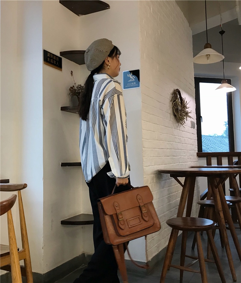 Women's Vintage Korean Backpack