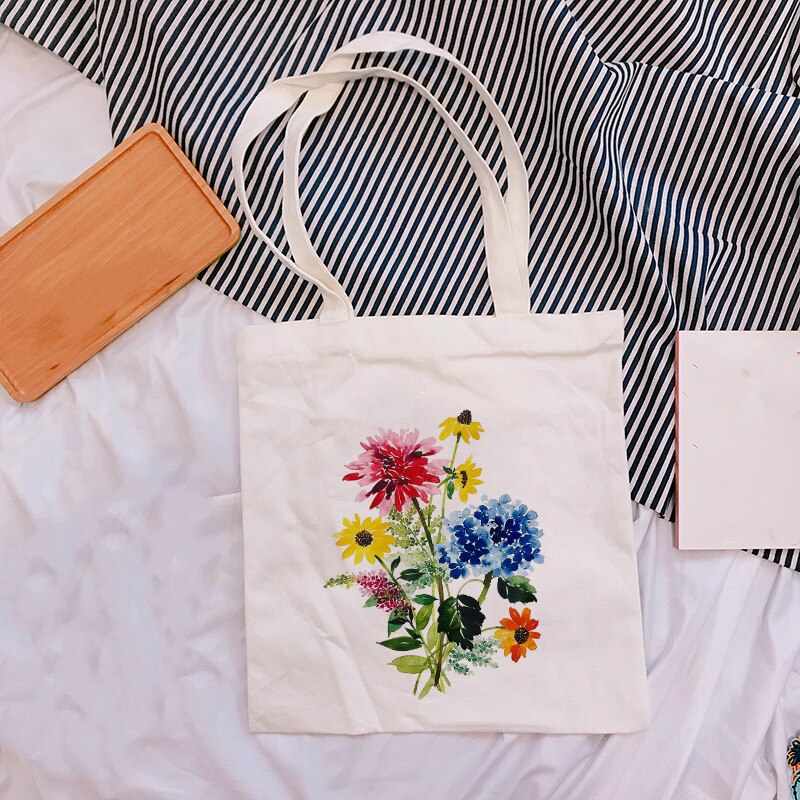 Field Flowers Shopping Bag