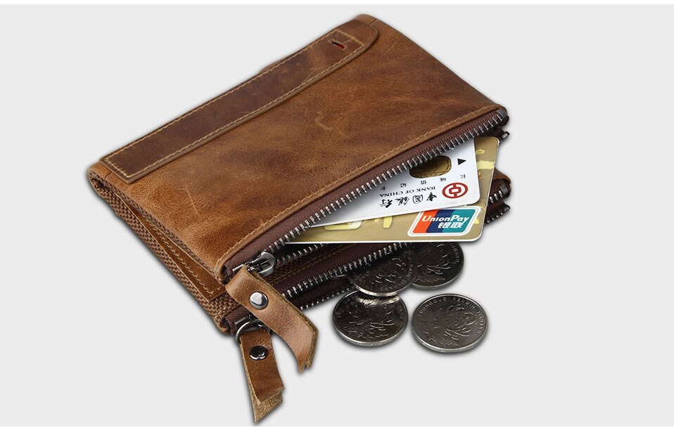 Women's Genuine Leather Short Wallet